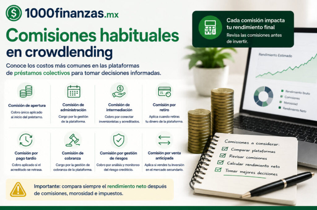 Comisiones habituales