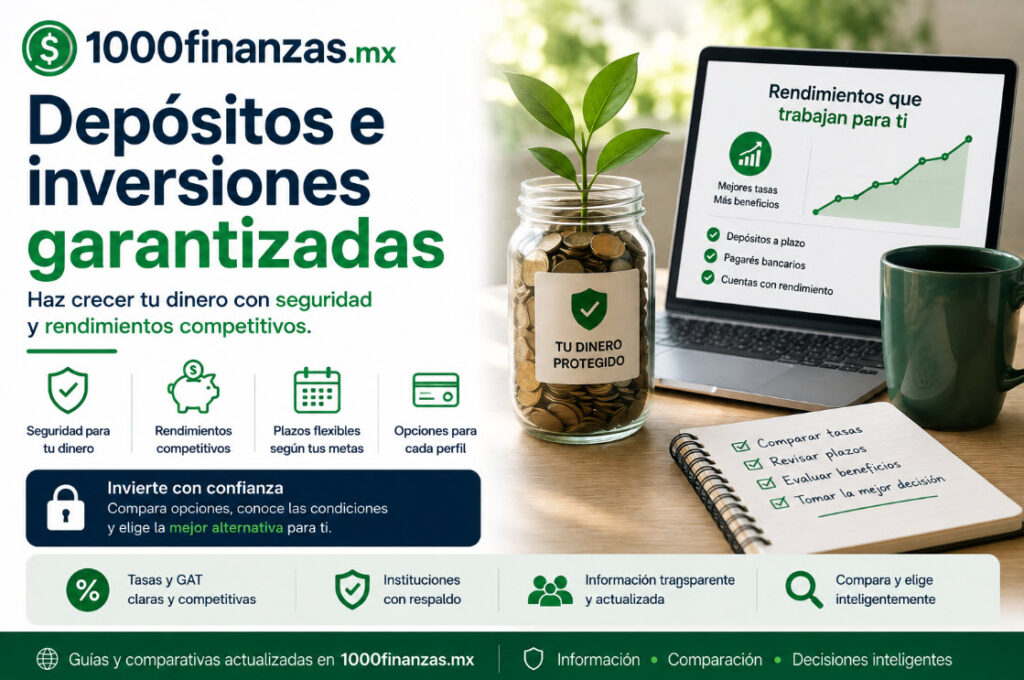 Depósitos e inversiones garantizadas