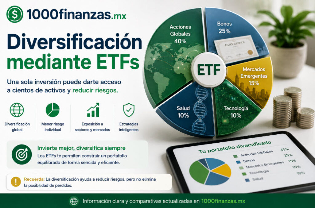 Diversificación mediante ETFs
