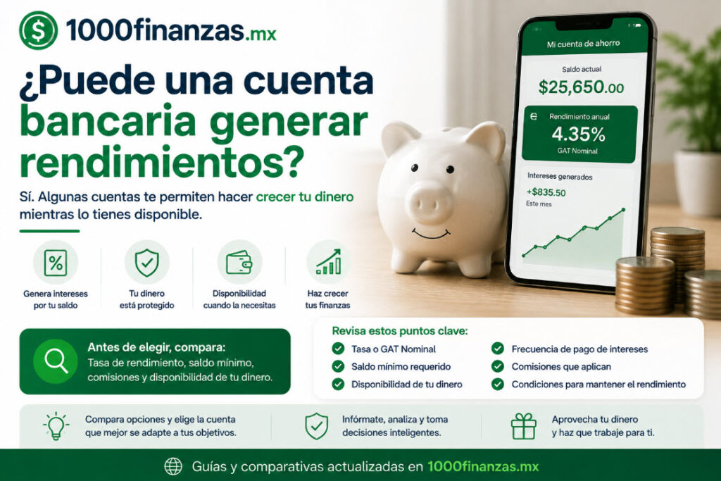 Puede una cuenta bancaria generar rendimientos