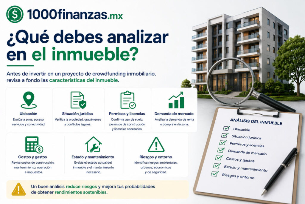 ¿Qué debes analizar en el inmueble?